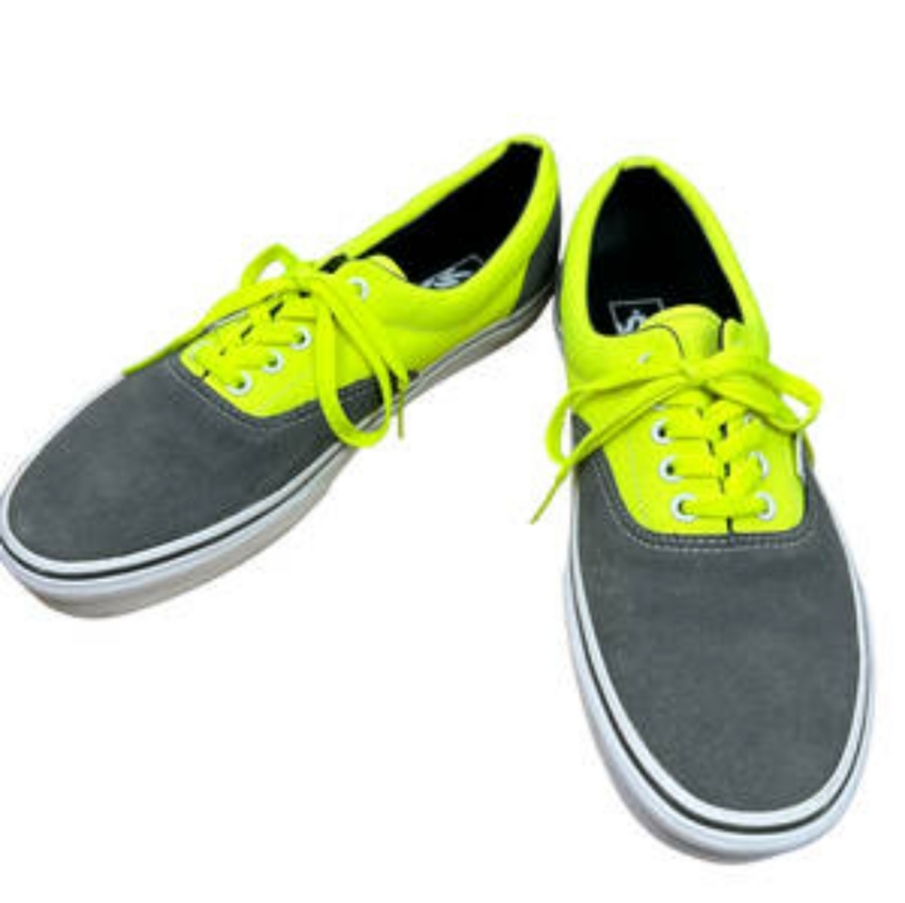 Van's Neon Green men Skater shoes